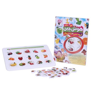 تصویر  بازی فکری هوش چین سه تیکه جور زاغک