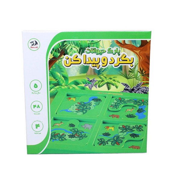 تصویر  بازی فکری بگرد و پیدا کن حیوانات دراگون
