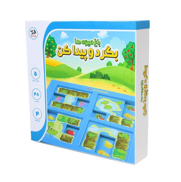 تصویر  بازی فکری بگرد و پیدا کن میوه ها دراگون