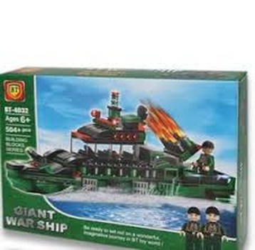 تصویر  بازی فکری لگو ناو ارتشی 504 تکه  4032  بی تی