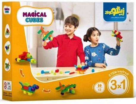 تصویر  مکعب های جادویی (1*3)/ 29 قطعه / زینگو /24