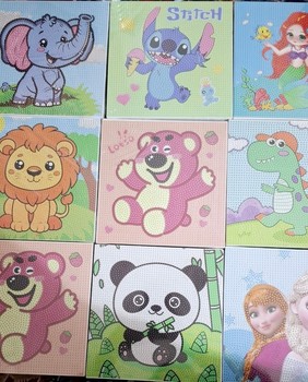 تصویر   اسباب بازی نقاشی الماسی 20*20 مدل بوم 