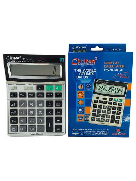تصویر  ماشین حساب سی تی تون cititon  CT-7814C-ll 