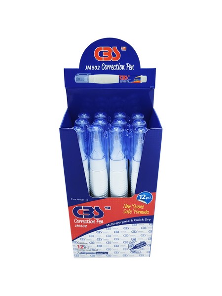 تصویر  لاک غلطگیر قلمی 12ml سی بی اس CBS  (بسته 12 عددی) 