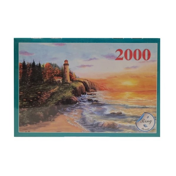 پازل 2000 قطعه گلدان آبی و فانوس دریایی / دراگون / 8